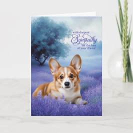 Pet Sympathy Pembroke Welsh Corgi Dog Lavender Kort