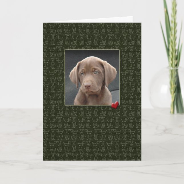 Pet Sympathy Sloss of Hund Card Kort (Framsida)