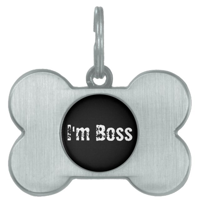 Pet Tag I är Chef Namnbricka Husdjur (Framsidan)