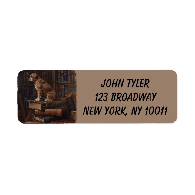 Pet Talk  Returadress Etikett (Framsidan)