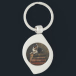Pet Talk  Swirl Silverfärgad Nyckelring<br><div class="desc">Pet Talk - Metal Keychain 
Share the Love!</div>