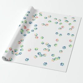 Pet Tass avtryck överallt Presentpapper