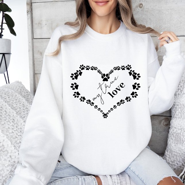 Pet Tass Heart | Min Äkta kärlek T Shirt (Skapare uppladdad)