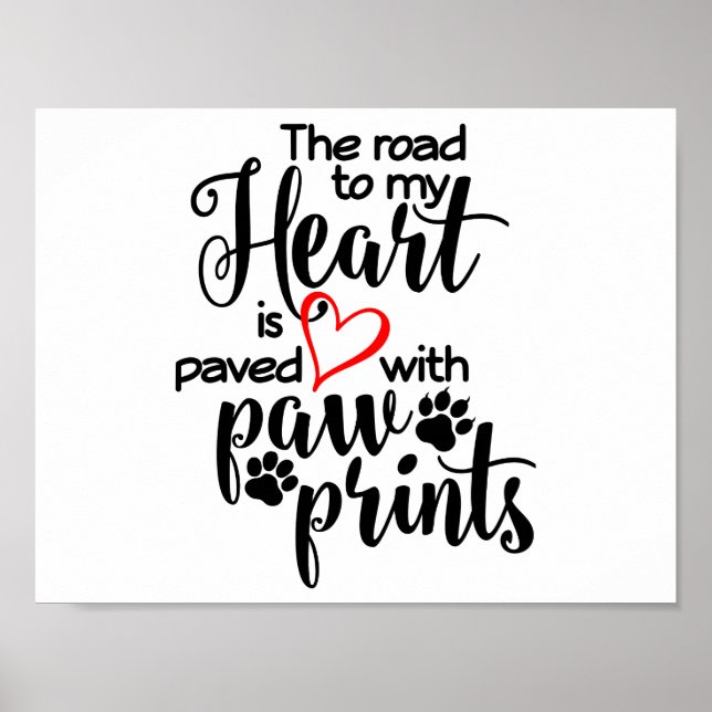 Pet Tass Heart Poster (Framsidan)