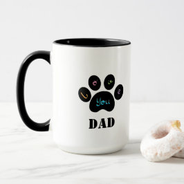 Pet Tass Hund/Cat Kärlek du PAPPA Coffee Mugg