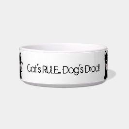 Pet Tassar Hund eller Cat bowl Dish
