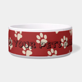 Pet Tassar Hund eller Cat bowl Dish
