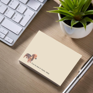 Pet Theme Dachshund Hund aveln Post-it Block