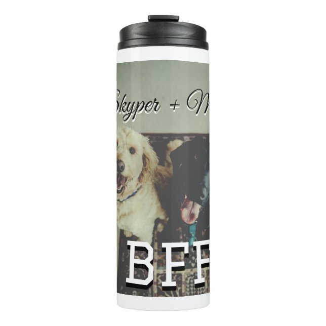 Pet-vänner besties lägger till namn-foto-djuret kä (Framsida)