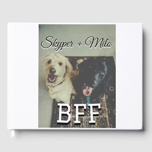 Pet-vänner besties lägger till namn-foto-djuret kä gästböcker