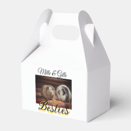 Pet-vänner besties lägger till namn-foto-djuret kä presentaskar