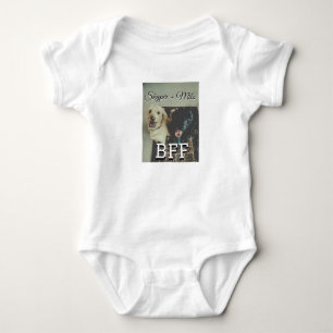 Pet-vänner besties lägger till namn-foto-djuret kä t shirt