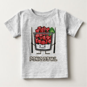 Peta akuen för pinnar för sallad för den t-shirt