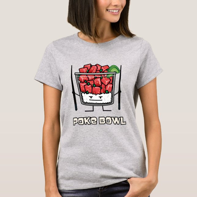 Peta akuen för pinnar för sallad för den tee shirt (Framsida)
