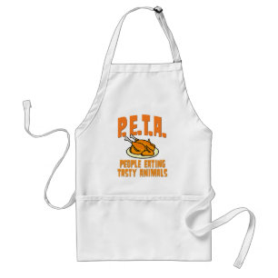 PETA-folk som äter smakliga djur Förkläde