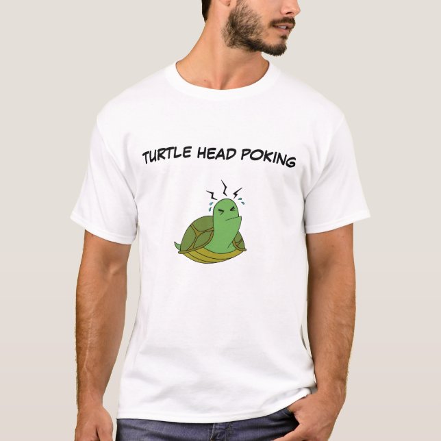 PETA FÖR SKÖLDPADDAHUVUD T-SHIRT (Framsida)