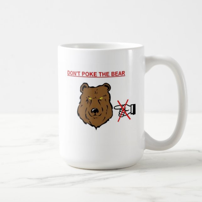 Peta inte björnen kaffemugg (Höger)