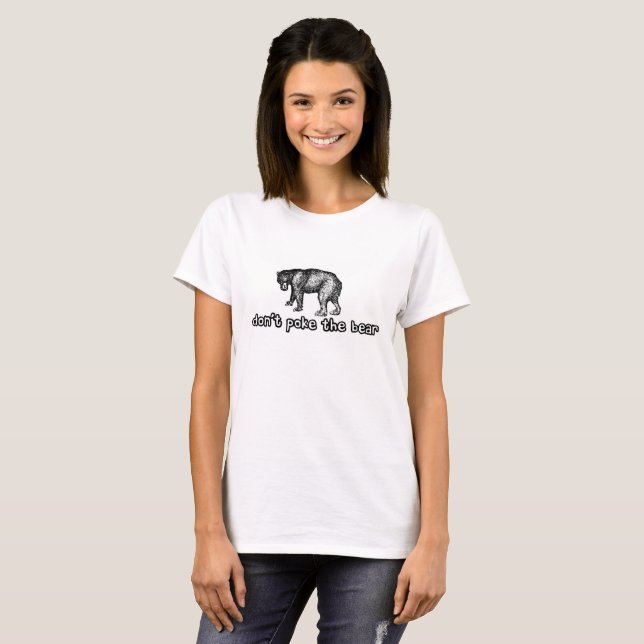 Peta inte björnen t-shirt (Hel framsida)