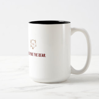 Peta inte den björnkaffe-/Teamuggen Två-Tonad Mugg