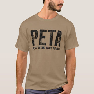 Peta Människor som äter äckliga djur pojke T Shirt