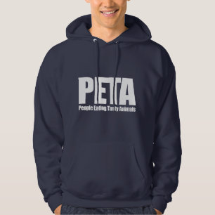 PETA-människor som äter otäcka djur, roligt mat Hu Hoodie