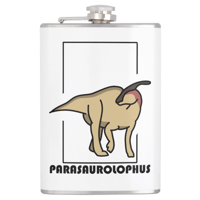 Petaca diseño dinosaurio Parasaurolophus Fickplunta (Framsidan)