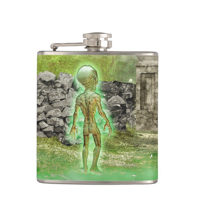 Petaca The Silent Man Fickplunta (Framsidan)