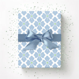 Petal Diamond i skiffer och grönt Presentpapper