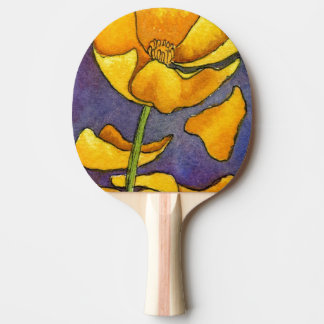 "Petal Fall #4" Blommigt Ping Pong Paddle Pingisracket