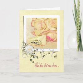 Petal för bröllop Ringar Ro Kort