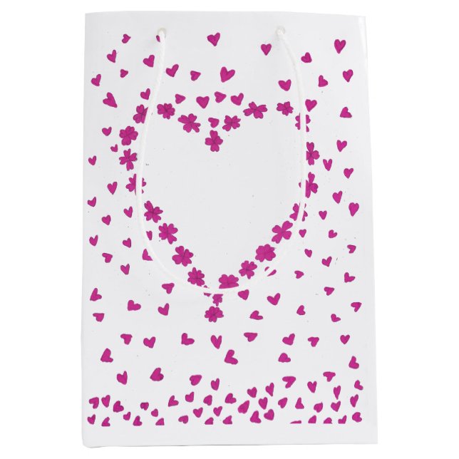 Petal Heart Gift Bag (Framsidan)