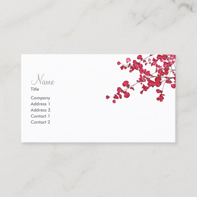 Petal Lövs ~ Affärskort Visitkort (Framsida)