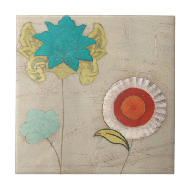 Petal Mönster I Kakelplatta (Framsidan)