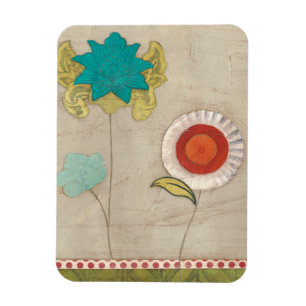 Petal Mönster I Magnet