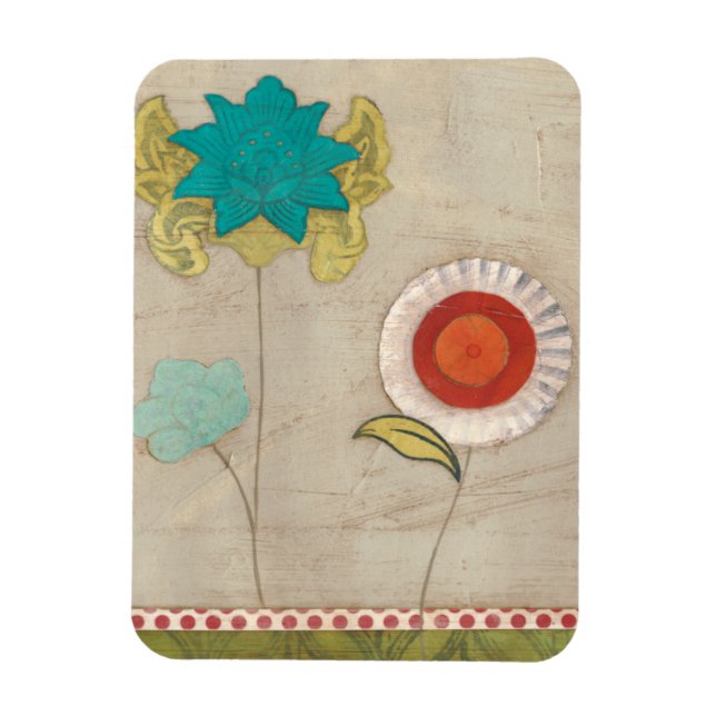 Petal Mönster I Magnet (Vertikal)