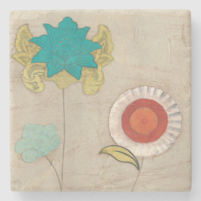 Petal Mönster I Underlägg Sten (Framsidan)