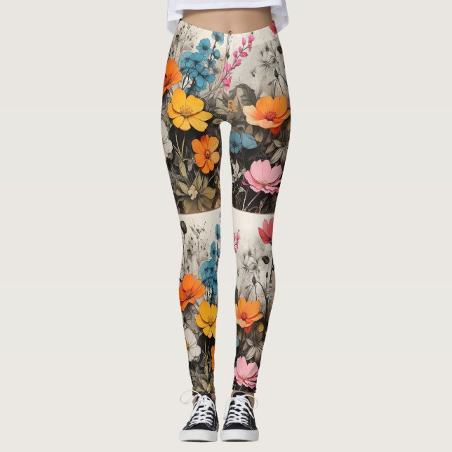 Petal Parad Leggings (Framsida)