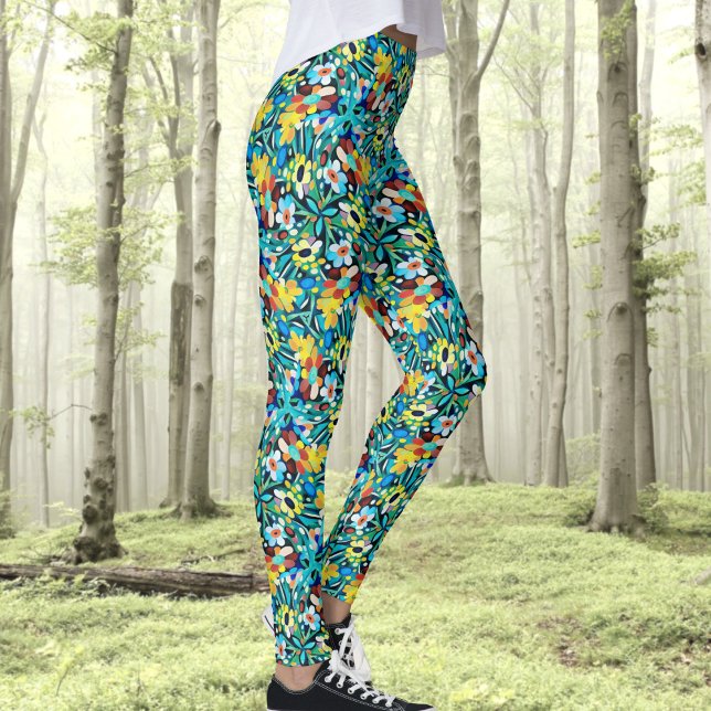 Petal Party Mönster Leggings (Skapare uppladdad)