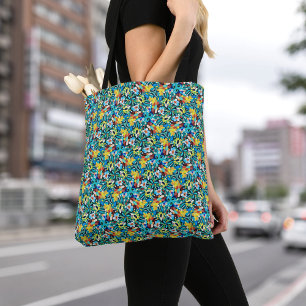 Petal Party Mönster Tote Tygkasse
