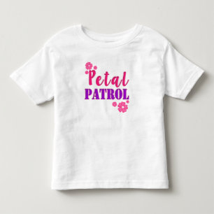 Petal Patrol Flower Girl småbarn shirt T-shirt