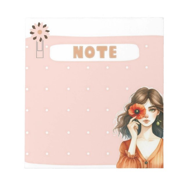 Petal & Polka: Whimsical Muse Notes Collection Anteckningsblock (Framsida)