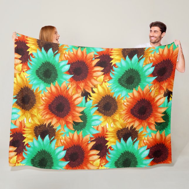 Petal Power 60x80 Fleece Blanket (På plats)