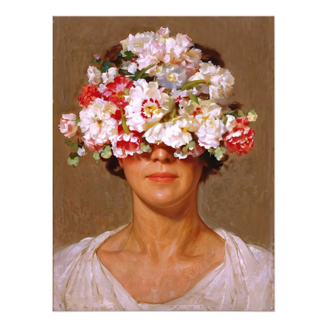 "Petal Pride" Margaret - Art & Blommigt Society Fototryck (Framsidan)