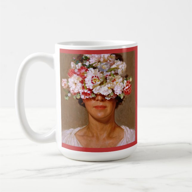 "Petal Pride" Margaret - Art & Blommigt Society Kaffemugg (Vänster)