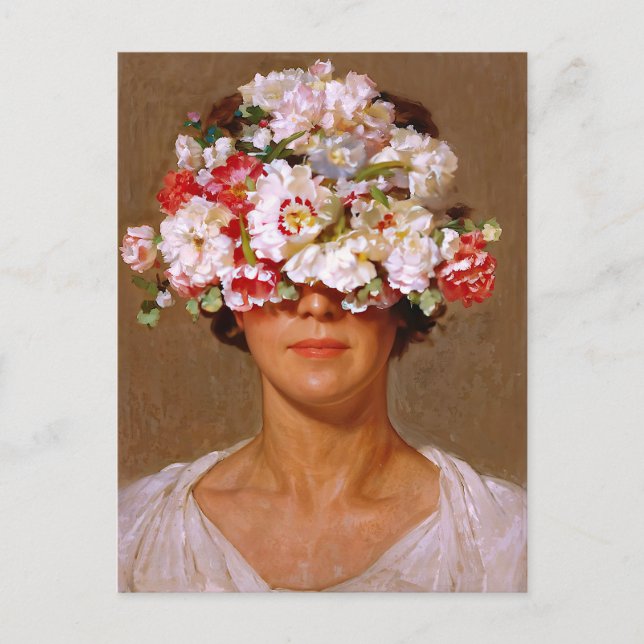 "Petal Pride" Margaret - Art & Blommigt Society Vykort (Framsida)