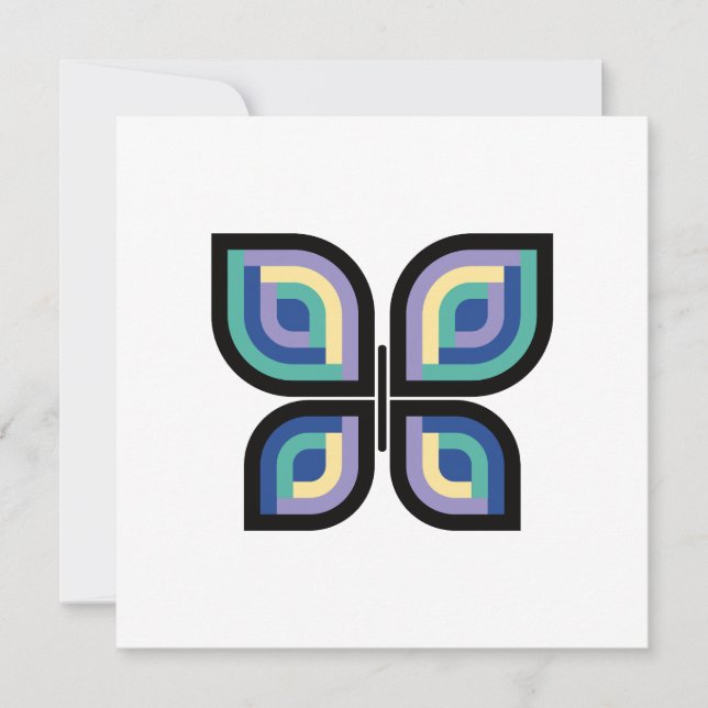 Petal Prism Butterfly Kort (Framsida)