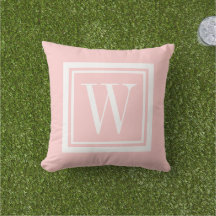Petal Rosa och White Classic Square Monogram