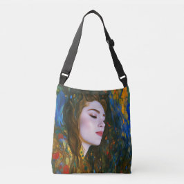 "Petal Serenity" - Kvinnor i Vatten Axelväska