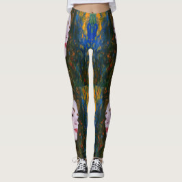 "Petal Serenity" - Kvinnor i Vatten Leggings