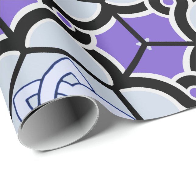 Petal Star Weave Presentpapper (Rullad Hörn)